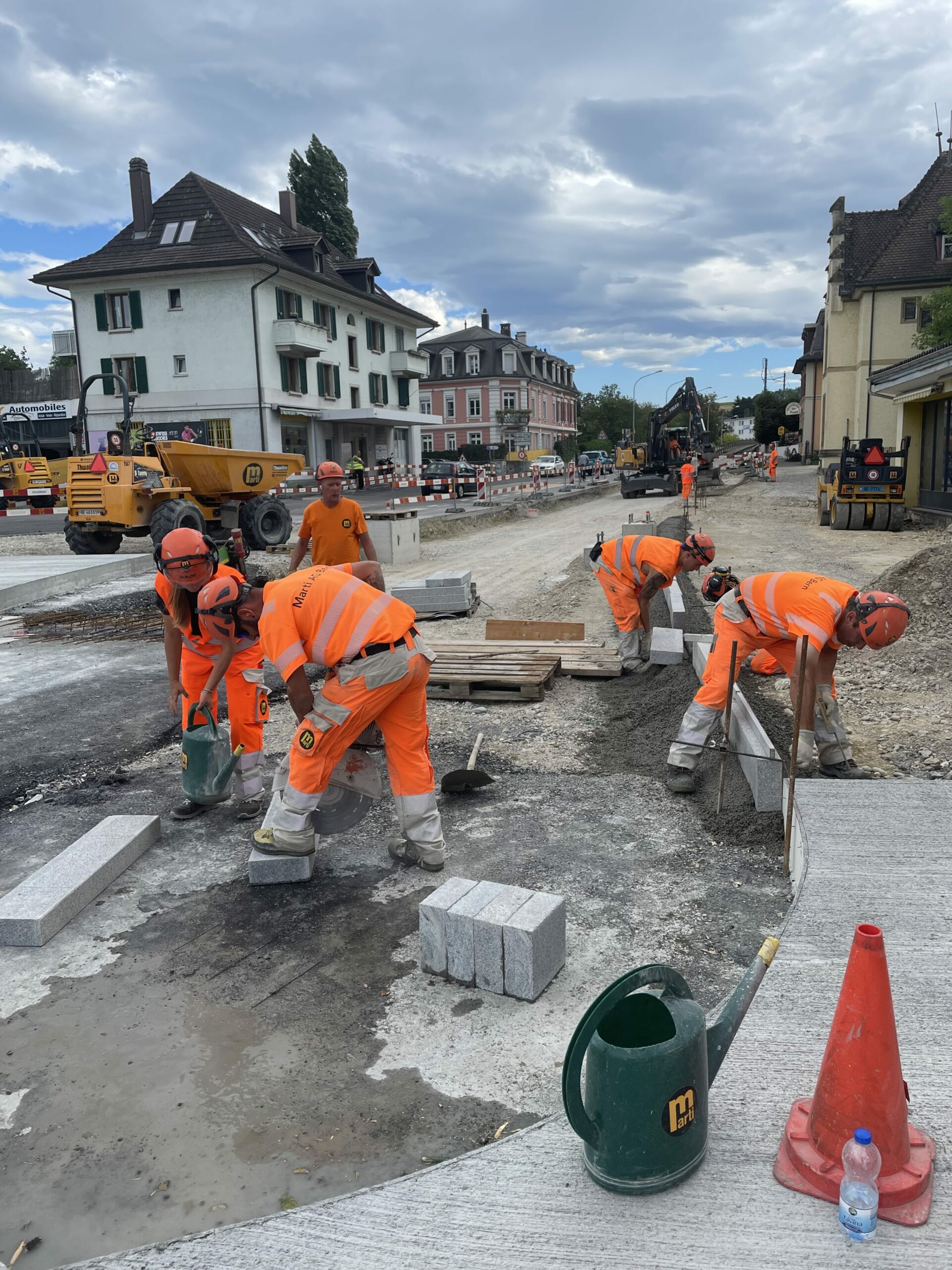 rue 1 à l'échelle